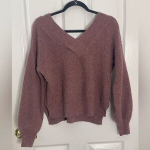 Plum sweater